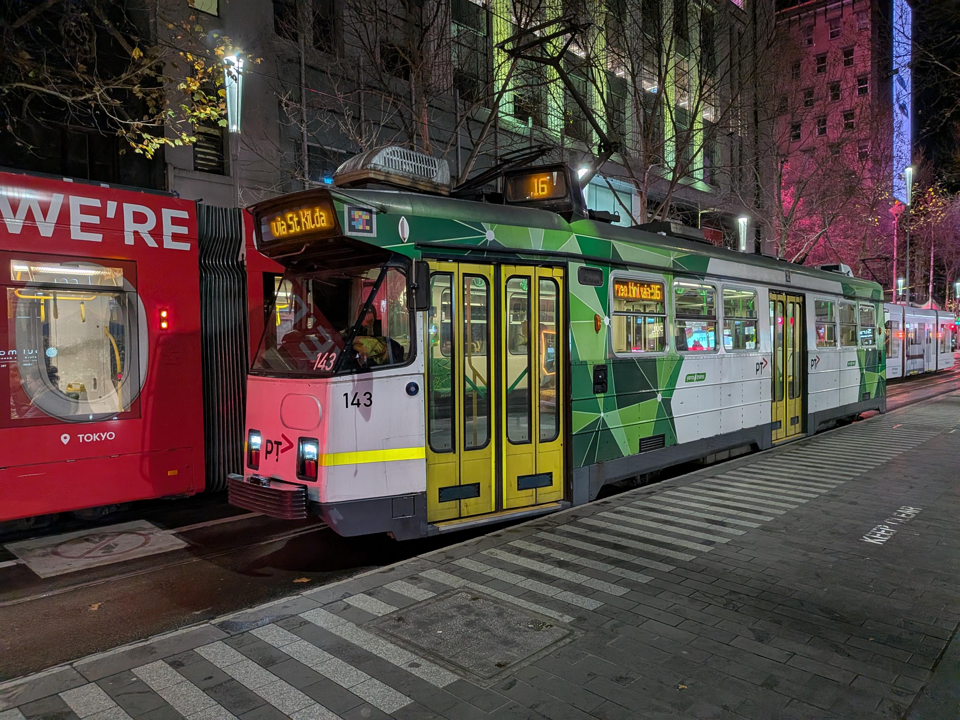 Yarra tram exterior